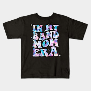 In My Band Mom Era Funny Groovy Kids T-Shirt